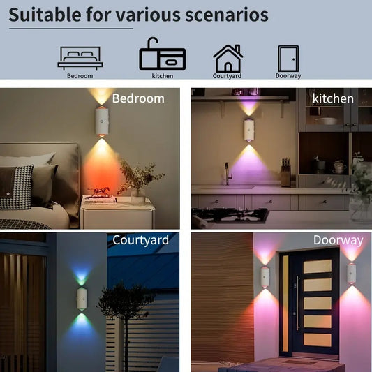 RGB Gradient LED Night Light With Motion Sensor