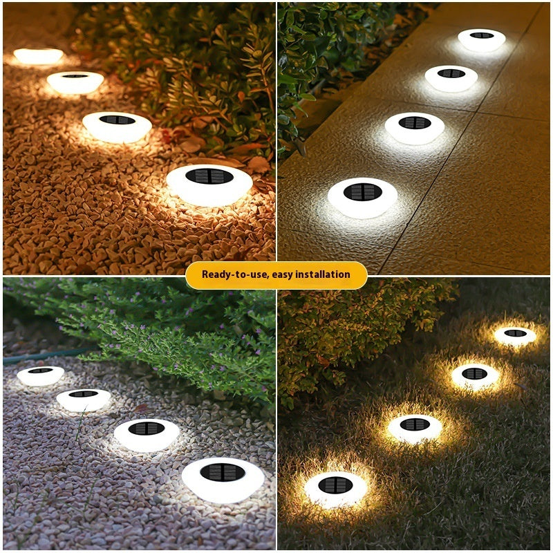 Outdoor Courtyard Solar Lawn L