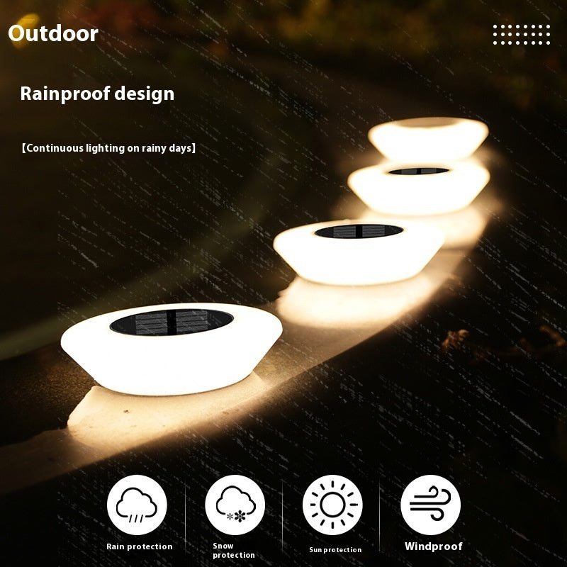 Outdoor Courtyard Solar Lawn L