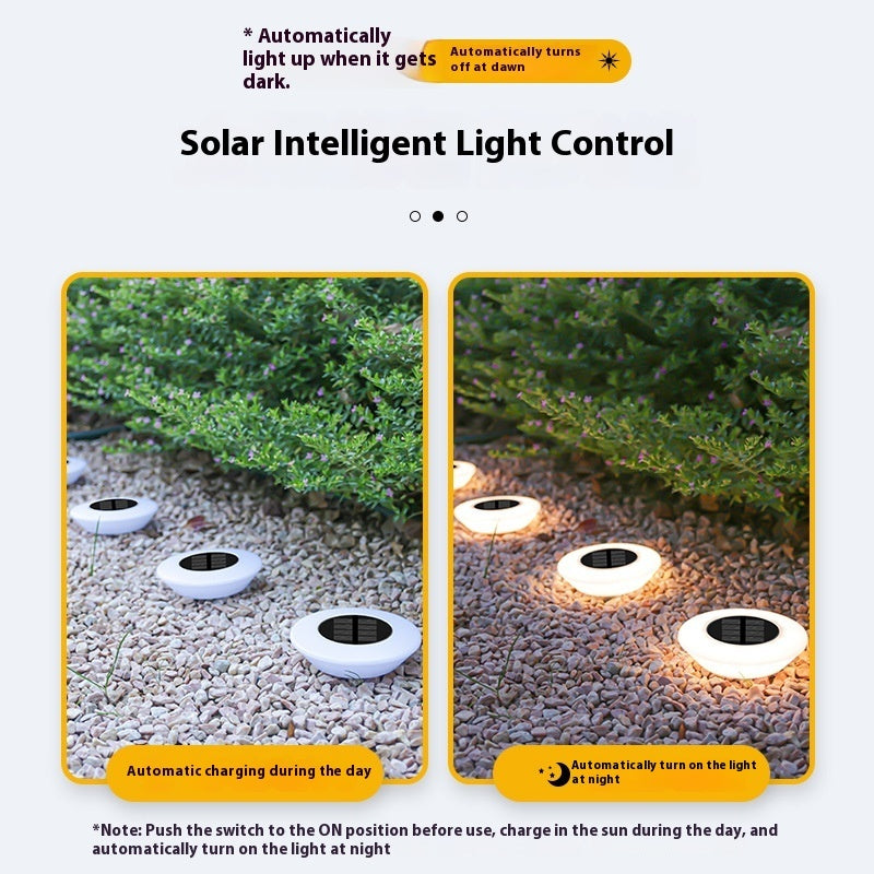 Outdoor Courtyard Solar Lawn L