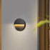 Villa Outdoor Waterproof Step mounted on a wall, showcasing warm light and sleek design.