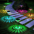 Outdoor Solar Lawn Water Droplets Colorfully Inserted Lights