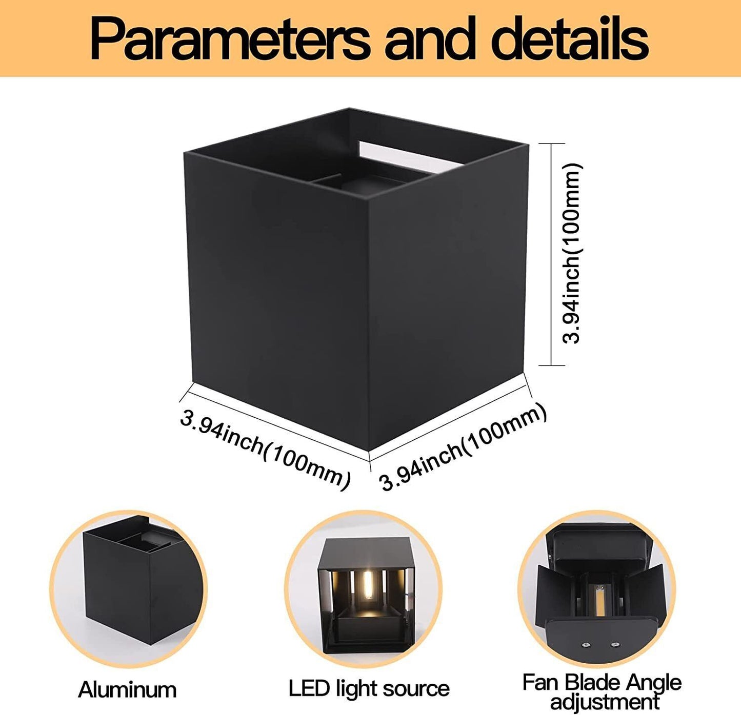 Modern LED Up Down Wall Lights